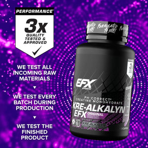 EFX SPORTS - EFX Sports Kre-Alkalyn EFX PH Correct Creatine Monohydrate Pill Supplement - The Red Vitamin MX - Suplementos Alimenticios - {{ shop.shopifyCountryName }}