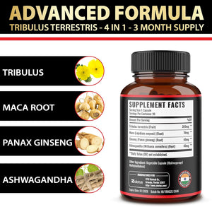 Zolotus Premium Tribulus Terrestris Maca 90 Capsulas