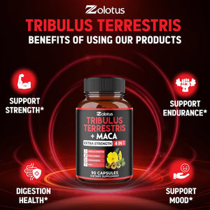 Zolotus Premium Tribulus Terrestris Maca 90 Capsulas