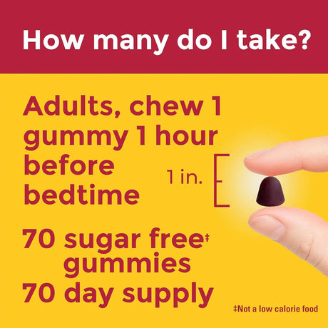 NATURE MADE - Nature Made Zero Sugar Melatonin 5Mg. 70 Gomitas - The Red Vitamin MX - Suplementos Alimenticios - {{ shop.shopifyCountryName }}