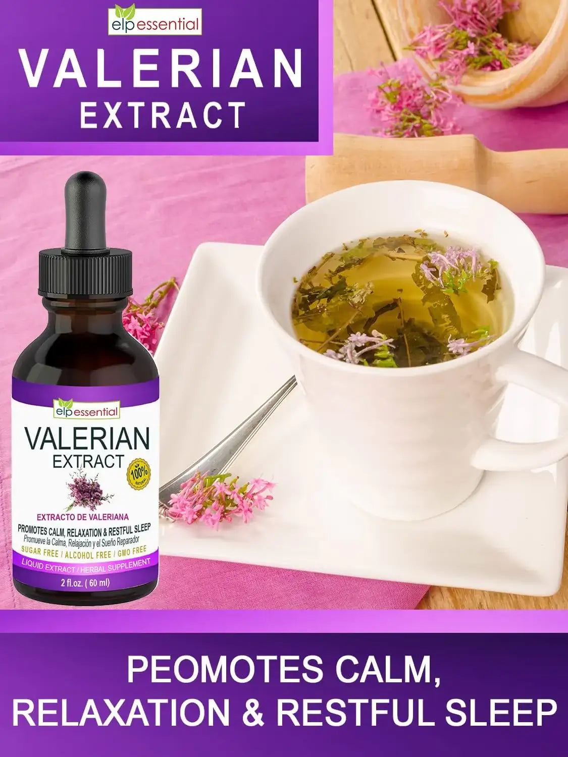 ELP ESSENTIAL - ELP ESSENTIAL Valerian Root Extract Drops 2 Fl.Oz. - The Red Vitamin MX - Suplementos Alimenticios - {{ shop.shopifyCountryName }}