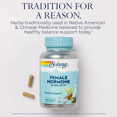 SOLARAY - SOLARAY Female Hormone Blend SP-7C 180 Capsulas - The Red Vitamin MX - Suplementos Alimenticios - {{ shop.shopifyCountryName }}