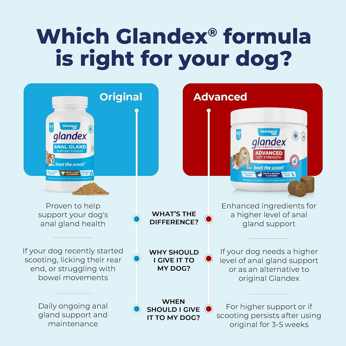 Vetnique Labs Glandex Dog Fiber Supplement Powder Beef Liver 155Gr.