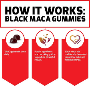 FORCE FACTOR - Force Factor Black Maca Gummies 60 Gomitas - The Red Vitamin MX - Suplementos Alimenticios - {{ shop.shopifyCountryName }}