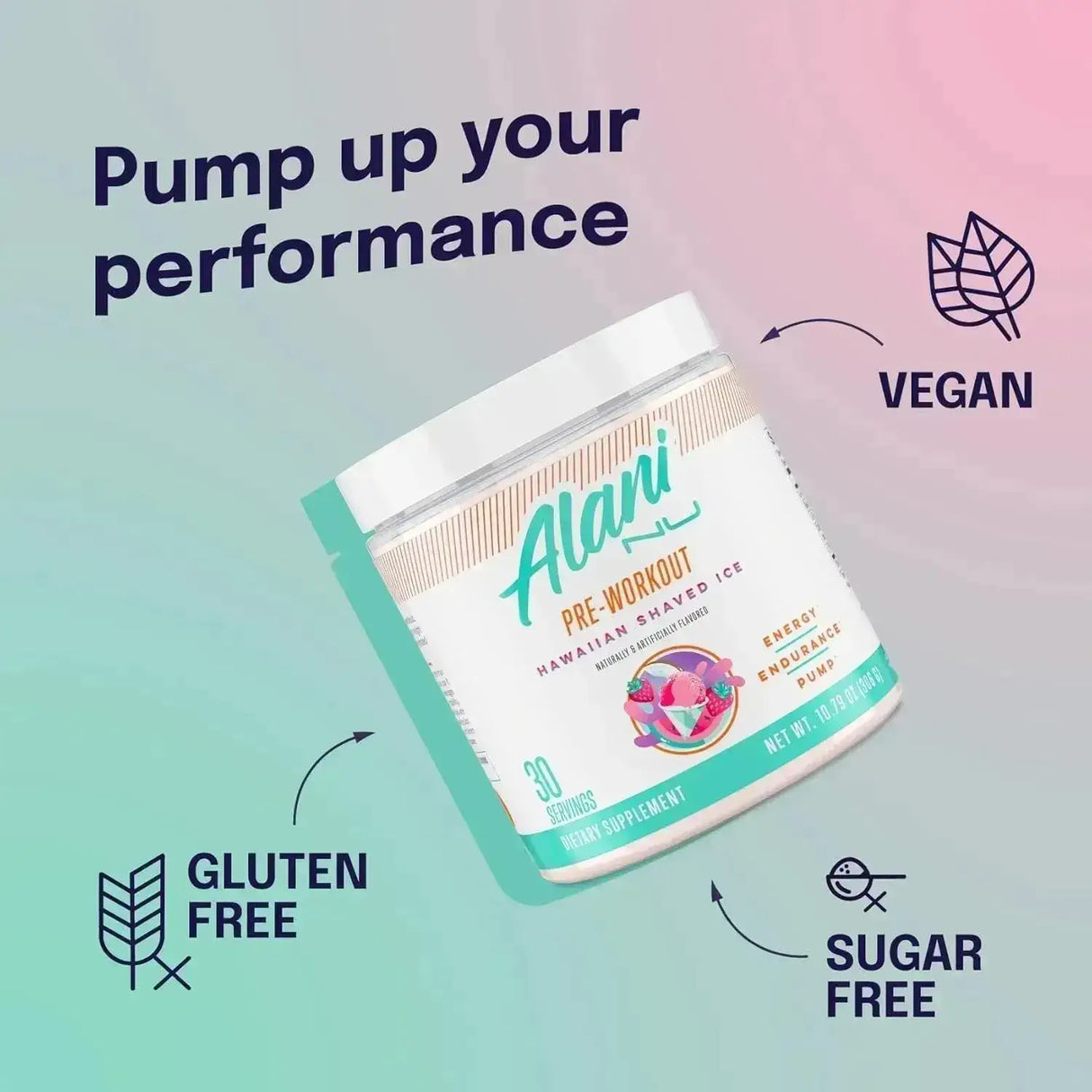 ALANI NU - Alani Nu Pre Workout Powder Hawaiian Shaved Ice 30 Servicios 255Gr. - The Red Vitamin MX - Suplementos Alimenticios - {{ shop.shopifyCountryName }}