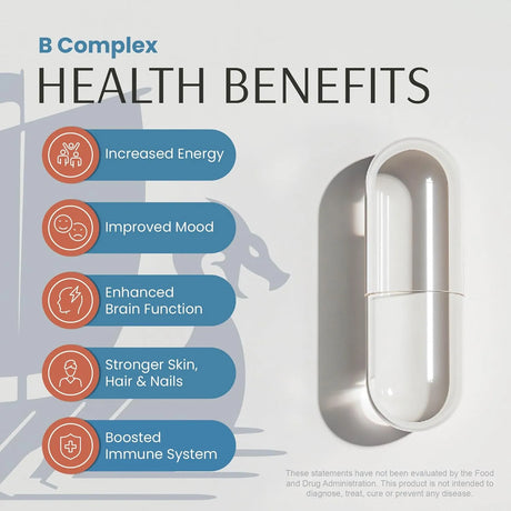 VYKEE NUTRITION - Vykee Nutrition B Complex 120 Capsulas - The Red Vitamin MX - Suplementos Alimenticios - {{ shop.shopifyCountryName }}
