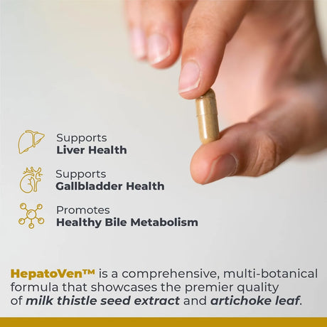 PREMIER RESEARCH LABS - Premier Research Labs HepatoVen Milk Thistle Liver Support 60 Capsulas - The Red Vitamin MX - Suplementos Alimenticios - {{ shop.shopifyCountryName }}