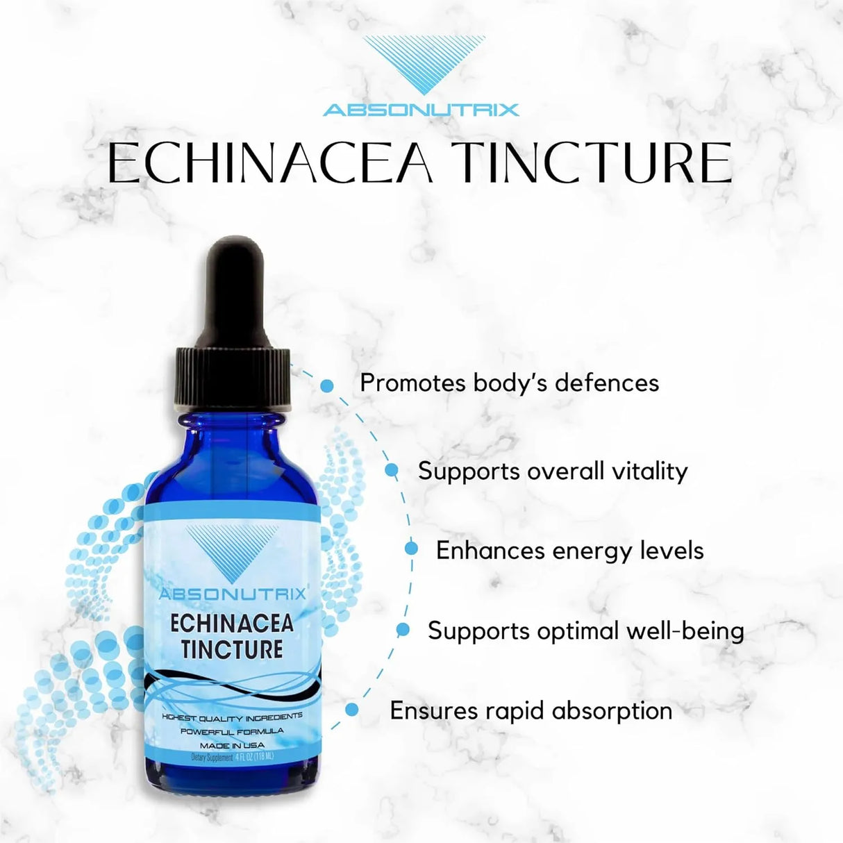 ABSONUTRIX - Absonutrix Echinacea Tincture Advanced Formula 390Mg. 4 Fl.Oz. - The Red Vitamin MX - Suplementos Alimenticios - {{ shop.shopifyCountryName }}