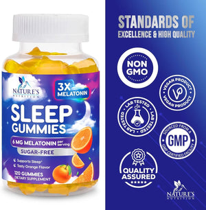 NATURE'S NUTRITION - Nature's Nutrition Melatonin 6Mg. 60 Gomitas 2 Pack - The Red Vitamin MX - Suplementos Alimenticios - {{ shop.shopifyCountryName }}