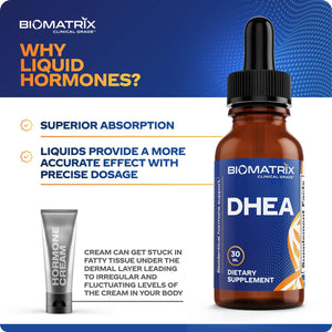 BioMatrix DHEA Liquid Hormone Supplement for Adrenal 30Ml.