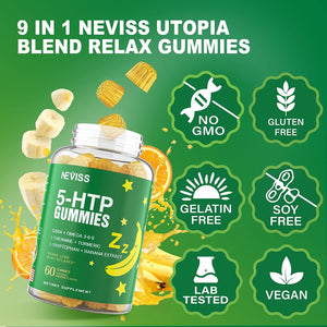 Neviss 5-HTP Gummies 60 Gomitas 2 Pack - The Red Vitamin MX - Suplementos Alimenticios - NEVISS