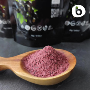 B - b Organic Black Currant Powder 75Gr. - The Red Vitamin MX - Suplementos Alimenticios - {{ shop.shopifyCountryName }}