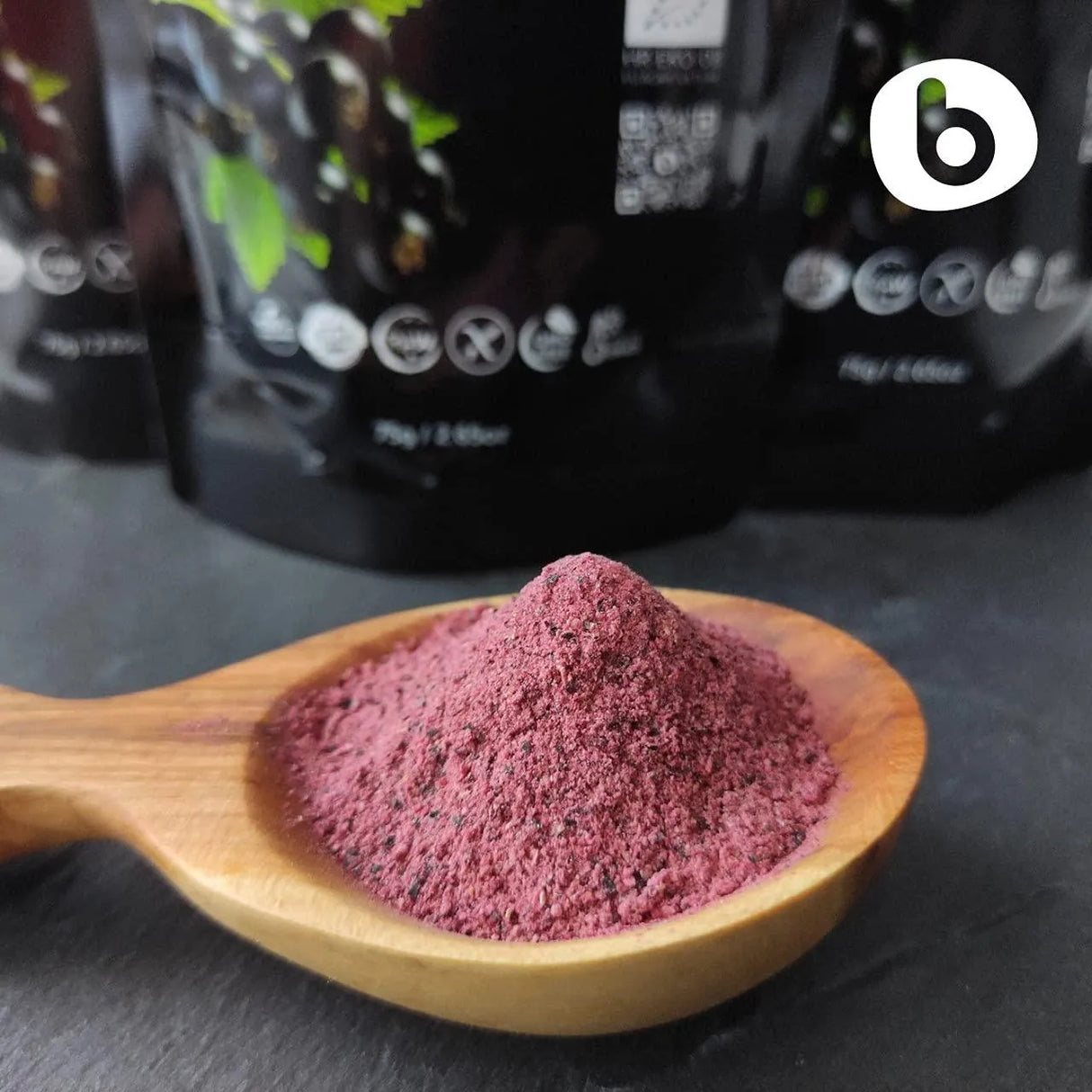 B - b Organic Black Currant Powder 170Gr. - The Red Vitamin MX - Suplementos Alimenticios - {{ shop.shopifyCountryName }}