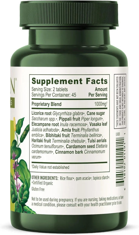 BANYAN - Banyan Botanicals Lung Formula 90 Capsulas - The Red Vitamin MX - Suplementos Alimenticios - {{ shop.shopifyCountryName }}