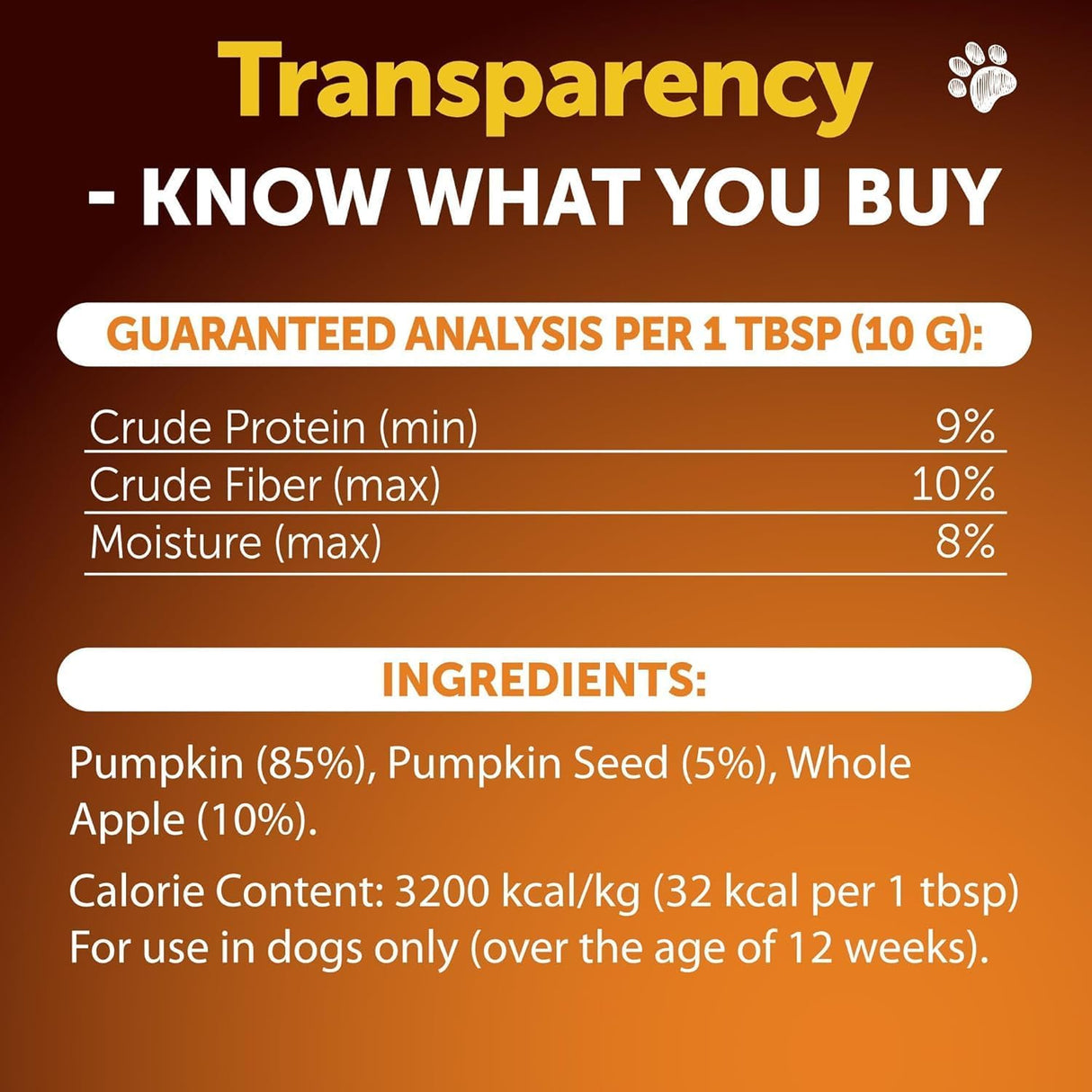 Artullano Pumpkin Powder for Dogs Digestive Support 227Gr.