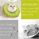 ANWA Adjustable Cat Cone Collar Soft Kiwifruit Medium