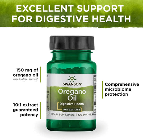 SWANSON - Swanson Oregano Oil 10:1 Extract 120 Capsulas Blandas - The Red Vitamin MX - Suplementos Alimenticios - {{ shop.shopifyCountryName }}