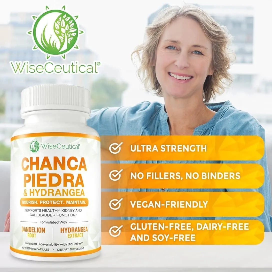 WISECEUTICAL - Wiseceutical Max Strength Chanca Piedra 60 Capsulas - The Red Vitamin MX - Suplementos Alimenticios - {{ shop.shopifyCountryName }}