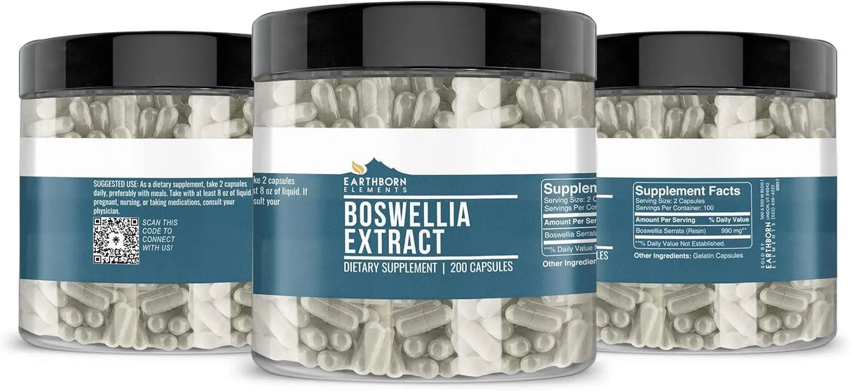 EARTHBORN ELEMENTS - Earthborn Elements Boswellia Serrata Extract 200 Capsulas - The Red Vitamin MX - Suplementos Alimenticios - {{ shop.shopifyCountryName }}