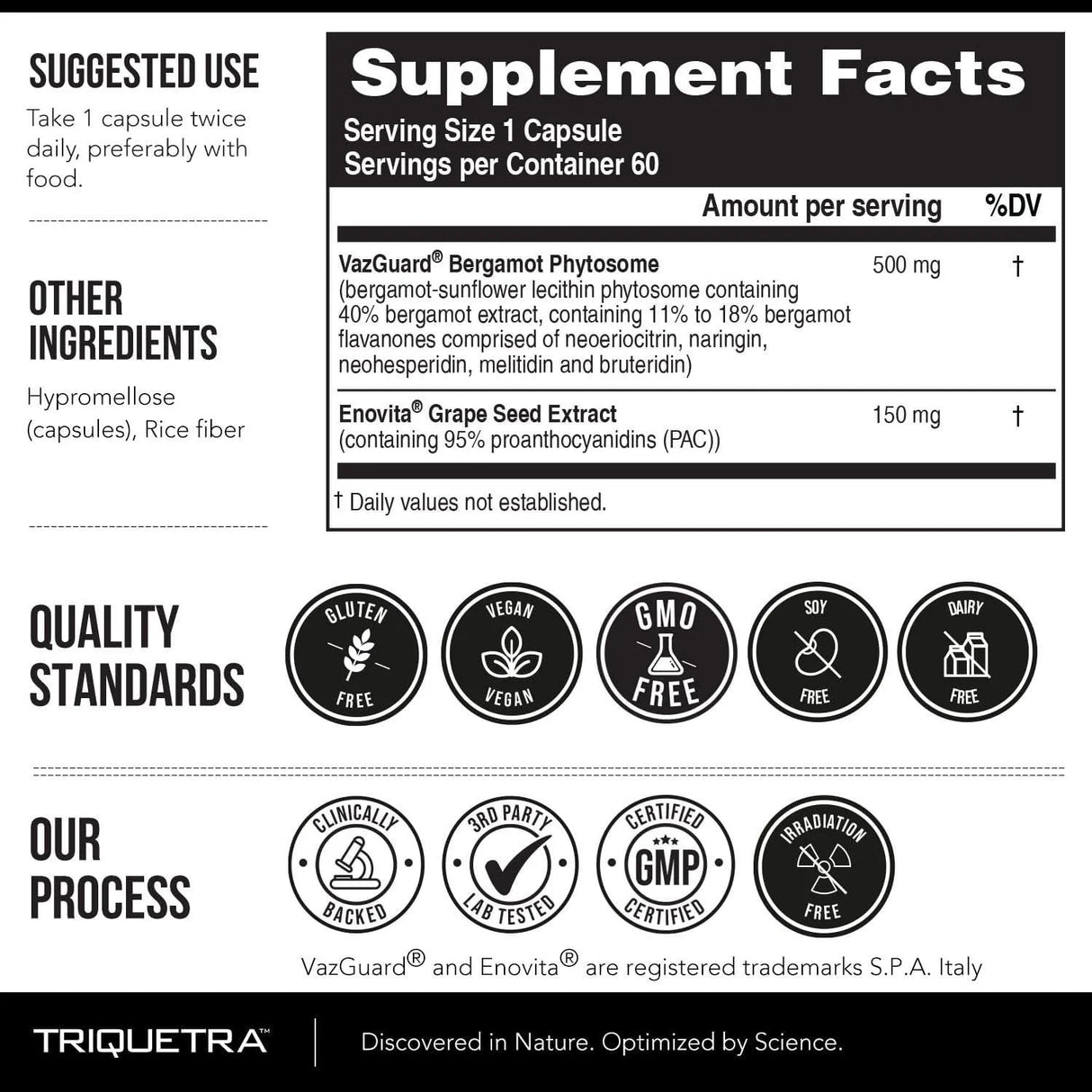 TRIQUETRA - Triquetra SoActive Bergamot Supports Cholesterol & Cardiovascular 60 Capsulas - The Red Vitamin MX - Suplementos Alimenticios - {{ shop.shopifyCountryName }}