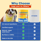 HAPPY PAWS - Happy Paws Multivitamin for Dogs Lamb Flavor 100 Masticables - The Red Vitamin MX - Multivitamínicos Para Perros - {{ shop.shopifyCountryName }}