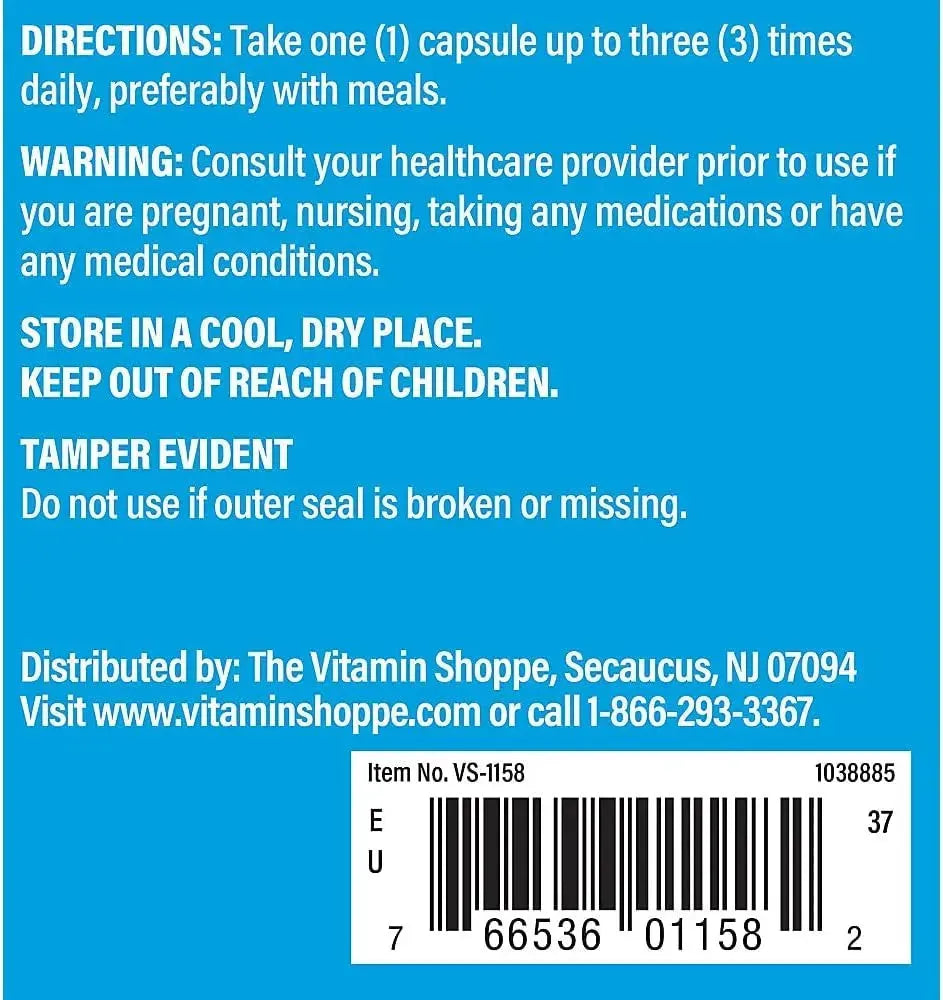 THE VITAMIN SHOPPE - The Vitamin Shoppe Inositol 650Mg. 100 Capsulas - The Red Vitamin MX - Suplementos Alimenticios - {{ shop.shopifyCountryName }}