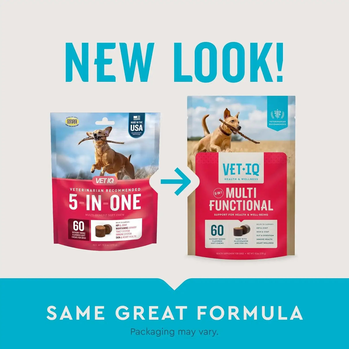 VETIQ - VETIQ 8-in-1 Supplement for Dogs 60 Masticables 2 Pack - The Red Vitamin MX - Multivitamínicos Para Perros - {{ shop.shopifyCountryName }}