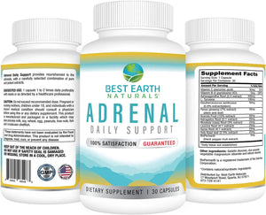 BEST EARTH NATURALS - Best Earth Naturals Adrenal Support 30 Capsulas - The Red Vitamin MX - Suplementos Alimenticios - {{ shop.shopifyCountryName }}
