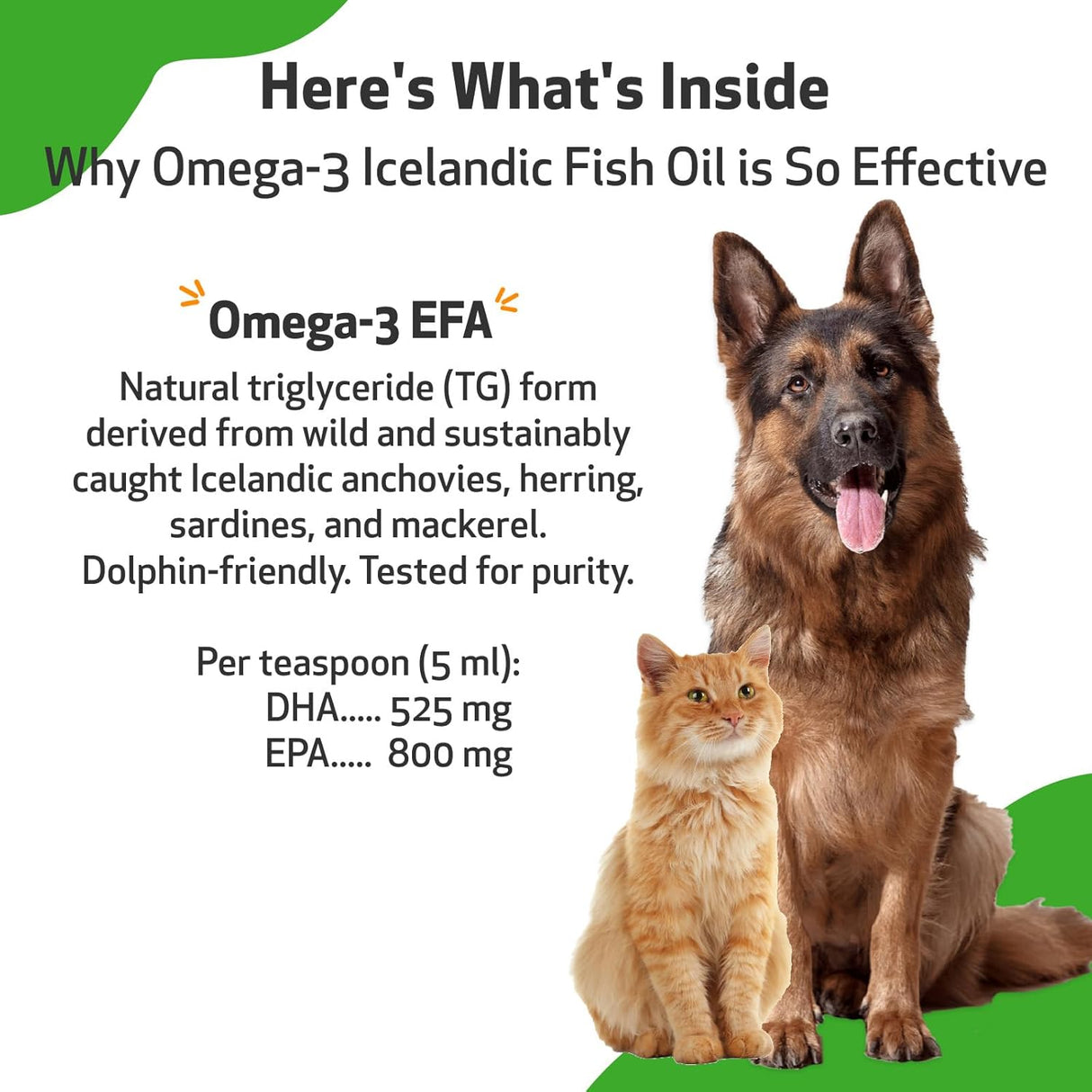 Pet Wellbeing Omega-3 Icelandic Fish Oil for Dogs 8 Fl.Oz.