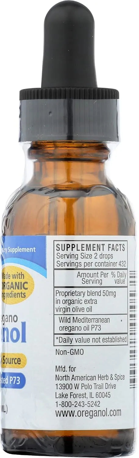 NORTH AMERICAN HERB & SPICE - NORTH AMERICAN HERB & SPICE Oreganol 1 Fl.Oz. - The Red Vitamin MX - Suplementos Alimenticios - {{ shop.shopifyCountryName }}