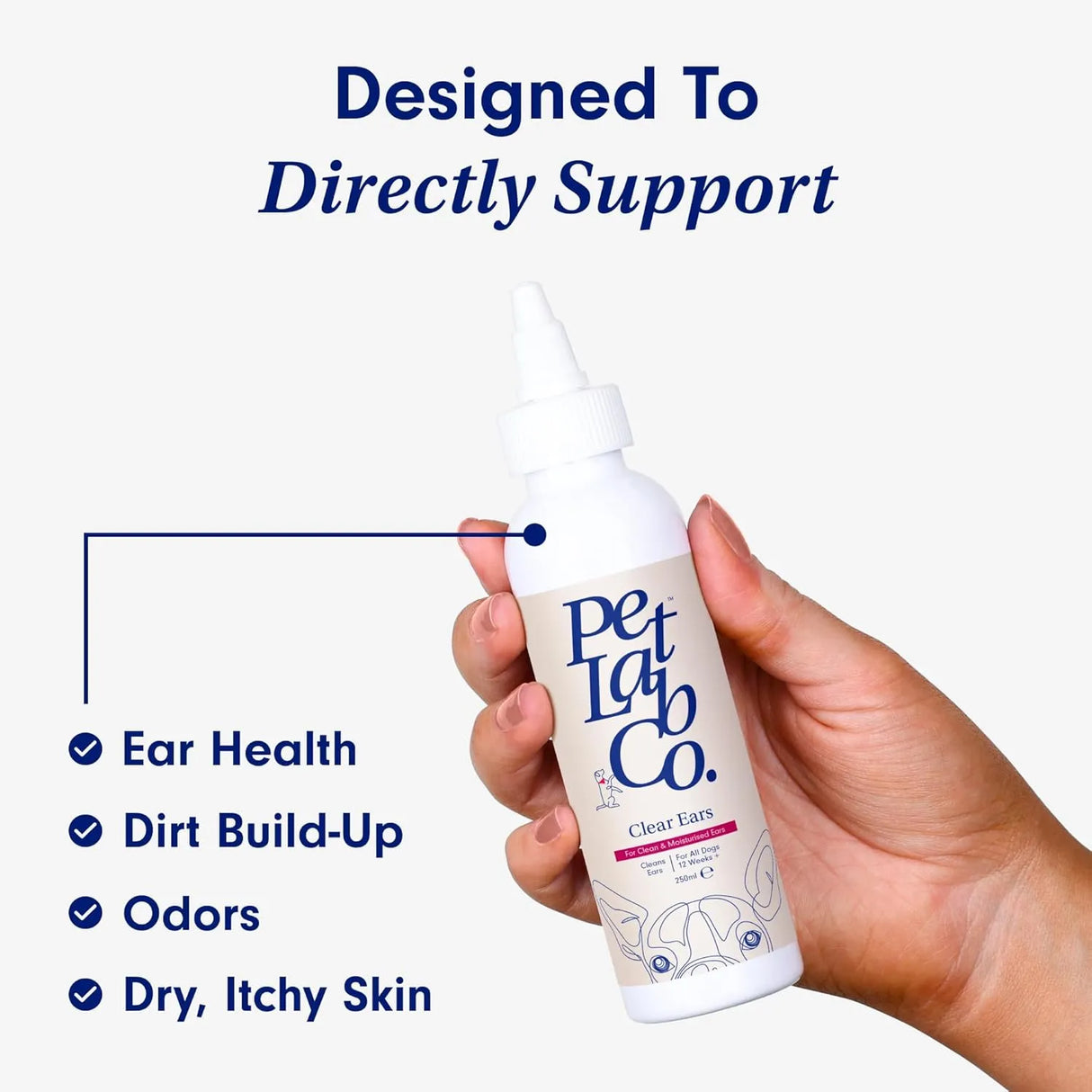 PETLAB CO. - PetLab Co. Clear Ears Therapy Ear Cleaner for Dogs 4 Fl.Oz. 2 Pack - The Red Vitamin MX - Cuidado Del Oído De Perros - {{ shop.shopifyCountryName }}