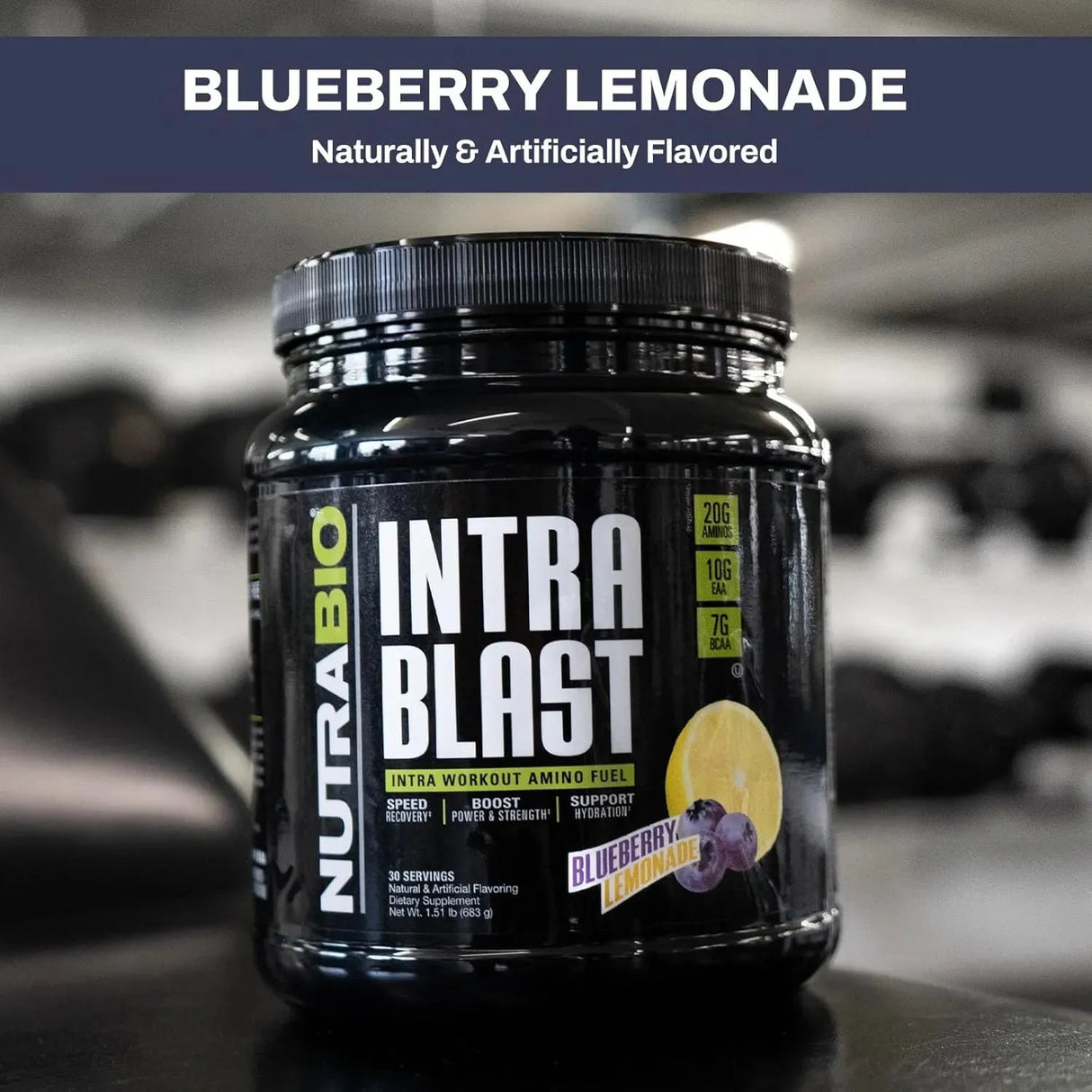 NUTRABIO - NutraBio Intra Blast BCAA EAA 30 Servicios Blueberry Lemonade 683Gr. - The Red Vitamin MX - Suplementos Alimenticios - {{ shop.shopifyCountryName }}