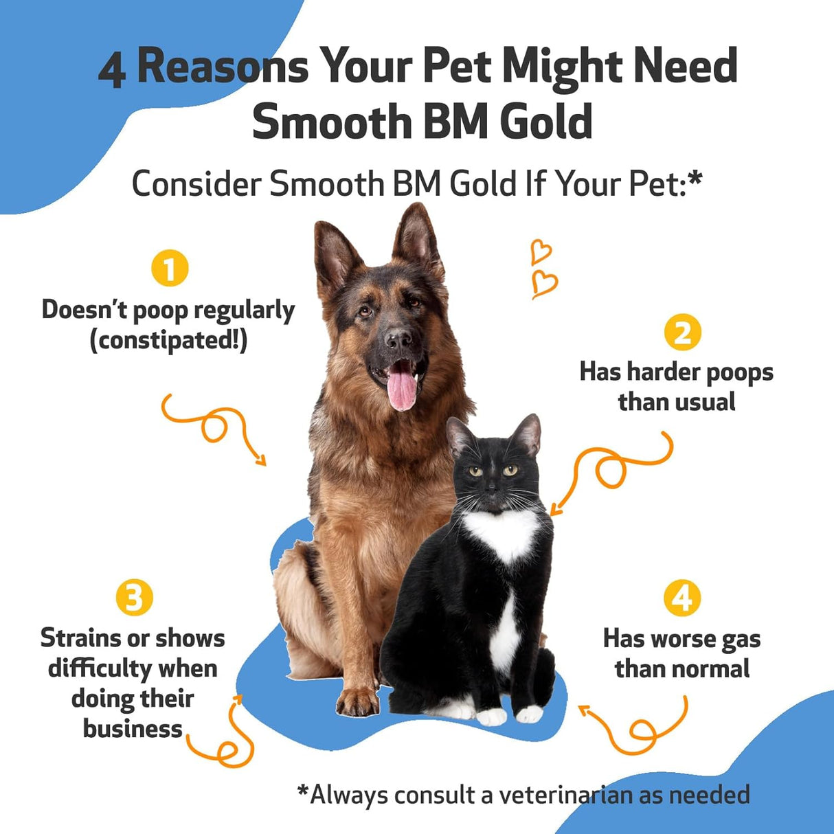 Pet Wellbeing Smooth BM Gold for Cats 4 Fl.Oz.