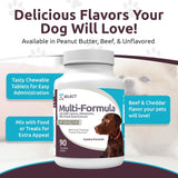 K9 SELECT - K9 Select Multi-Formula Dog Vitamins for Large Dogs Beef Flavor 90 Tabletas - The Red Vitamin MX - Multivitamínicos Para Perros - {{ shop.shopifyCountryName }}