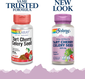 Solaray Tart Cherry & Celery Seed 60 Capsulas