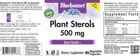 BLUEBONNET NUTRITION - BlueBonnet Nutriton Plant Sterols 500Mg. 90 Capsulas - The Red Vitamin MX - Suplementos Alimenticios - {{ shop.shopifyCountryName }}