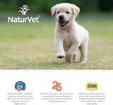 NATURVET - NaturVet VitaPet Puppy Daily Vitamins Plus Breath Aid for Puppies 60 Tabletas Masticables - The Red Vitamin MX - Multivitamínicos Para Perros - {{ shop.shopifyCountryName }}