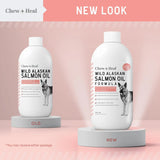 CHEW + HEAL - Chew + Heal Labs Wild Alaskan Salmon Fish Oil for Dogs 32 Fl.Oz. - The Red Vitamin MX - Aceite De Pescado Para Perros - {{ shop.shopifyCountryName }}