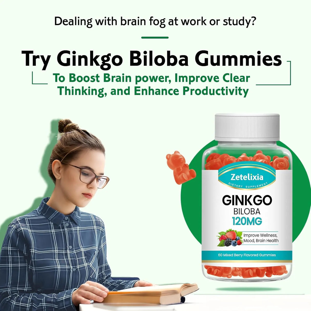 ZETELIXIA - Zetelixia Ginkgo Biloba Gummies 120Mg. 60 Gomitas - The Red Vitamin MX - Suplementos Alimenticios - {{ shop.shopifyCountryName }}