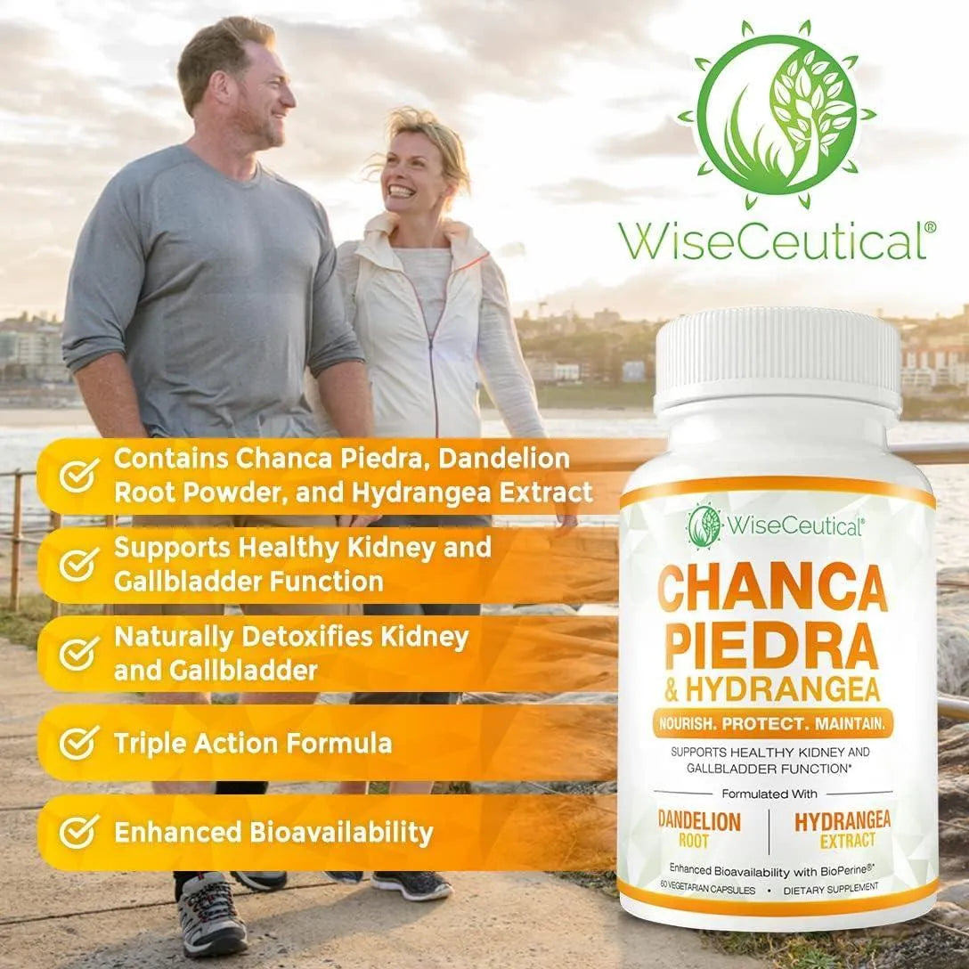 WISECEUTICAL - Wiseceutical Max Strength Chanca Piedra 60 Capsulas - The Red Vitamin MX - Suplementos Alimenticios - {{ shop.shopifyCountryName }}