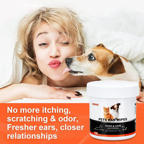 OPULA - OPULA Dog Ear Cleaner Wipes 300 Toallitas - The Red Vitamin MX - Cuidado Del Oído De Perros - {{ shop.shopifyCountryName }}
