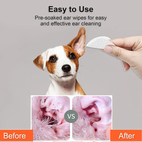 OPULA - OPULA Dog Ear Cleaner Wipes 300 Toallitas - The Red Vitamin MX - Cuidado Del Oído De Perros - {{ shop.shopifyCountryName }}
