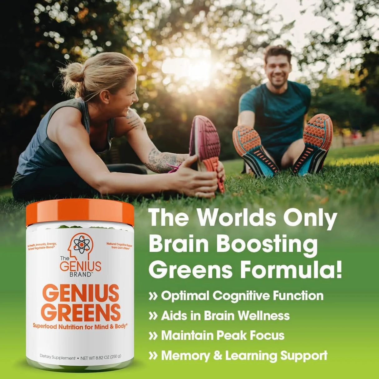 THE GENIUS BRAND - The Genius Brand Super Greens Superfood Powder 250Gr. - The Red Vitamin MX - Suplementos Alimenticios - {{ shop.shopifyCountryName }}