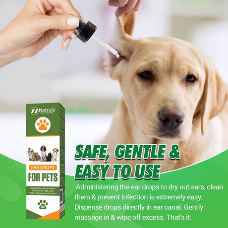 NATRULO - Natrulo Natural Ear Cleaner for Dogs 1 Fl.Oz. - The Red Vitamin MX - Cuidado Del Oído De Perros - {{ shop.shopifyCountryName }}