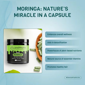 PADMURA - PADMURA Organic Moringa Oleifera Leaf Powder 120 Capsulas - The Red Vitamin MX - Suplementos Alimenticios - {{ shop.shopifyCountryName }}