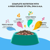 HAPPY GO HEALTHY Skin & Coat Supplements for Dogs 120 Servicios