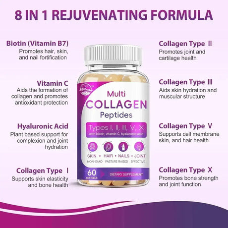 NATURE'S LIVE - Nature's live Multi Collagen Peptides 60 Capsulas Blandas 2 Pack - The Red Vitamin MX - Suplementos Alimenticios - {{ shop.shopifyCountryName }}