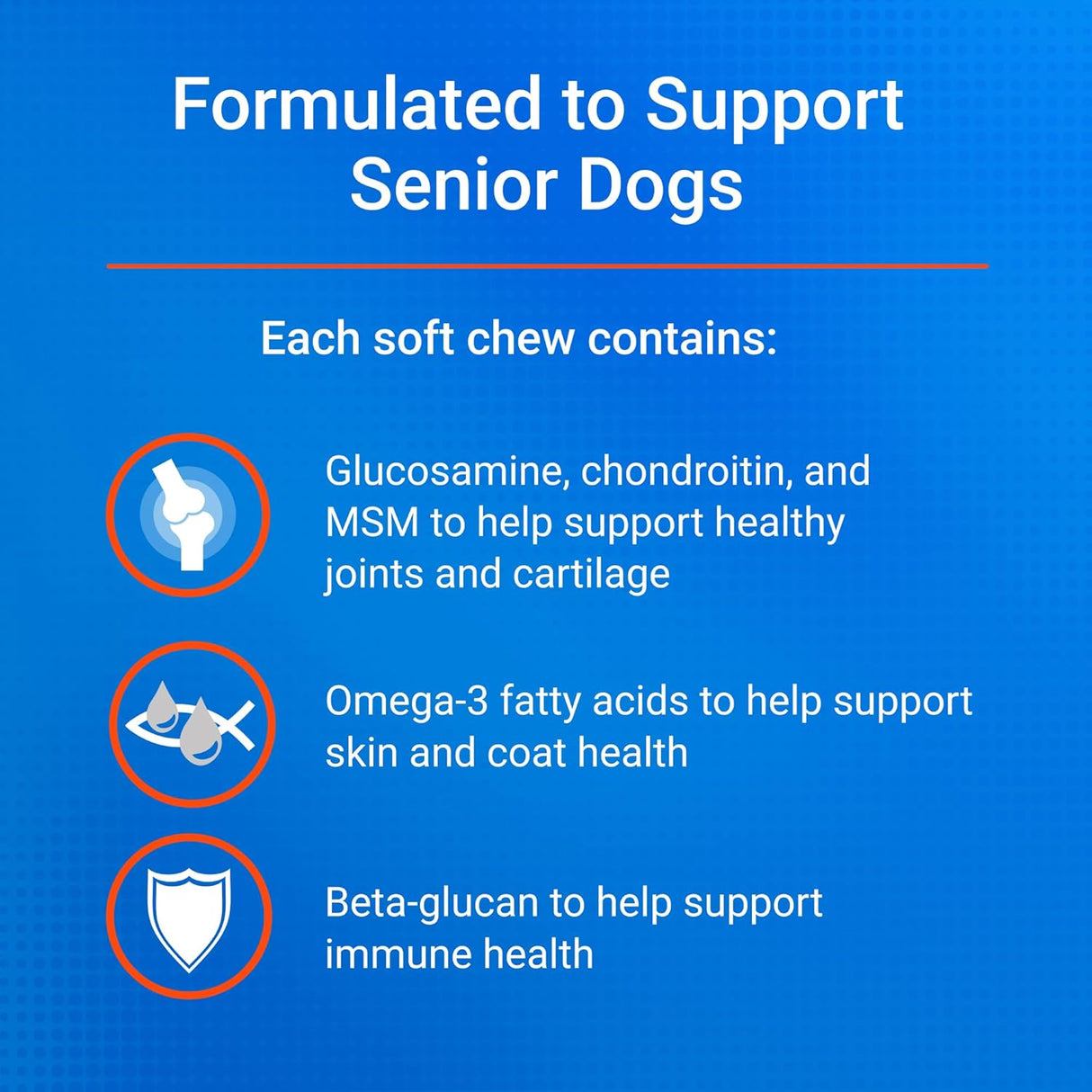 Nutramax Cosequin Senior Joint Health Supplement for Senior Dogs 120 Masticables