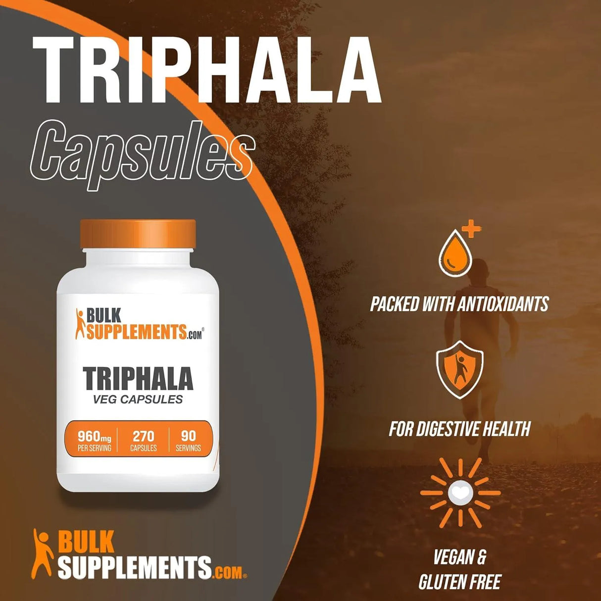 BULK SUPPLEMENTS - Bulk Supplements Triphala 960Mg. 270 Capsulas - The Red Vitamin MX - Suplementos Alimenticios - {{ shop.shopifyCountryName }}