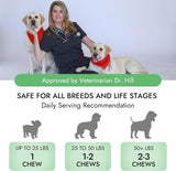Pet Vet Allergy Relief Chews for Dogs Beef Liver 60 Masticables